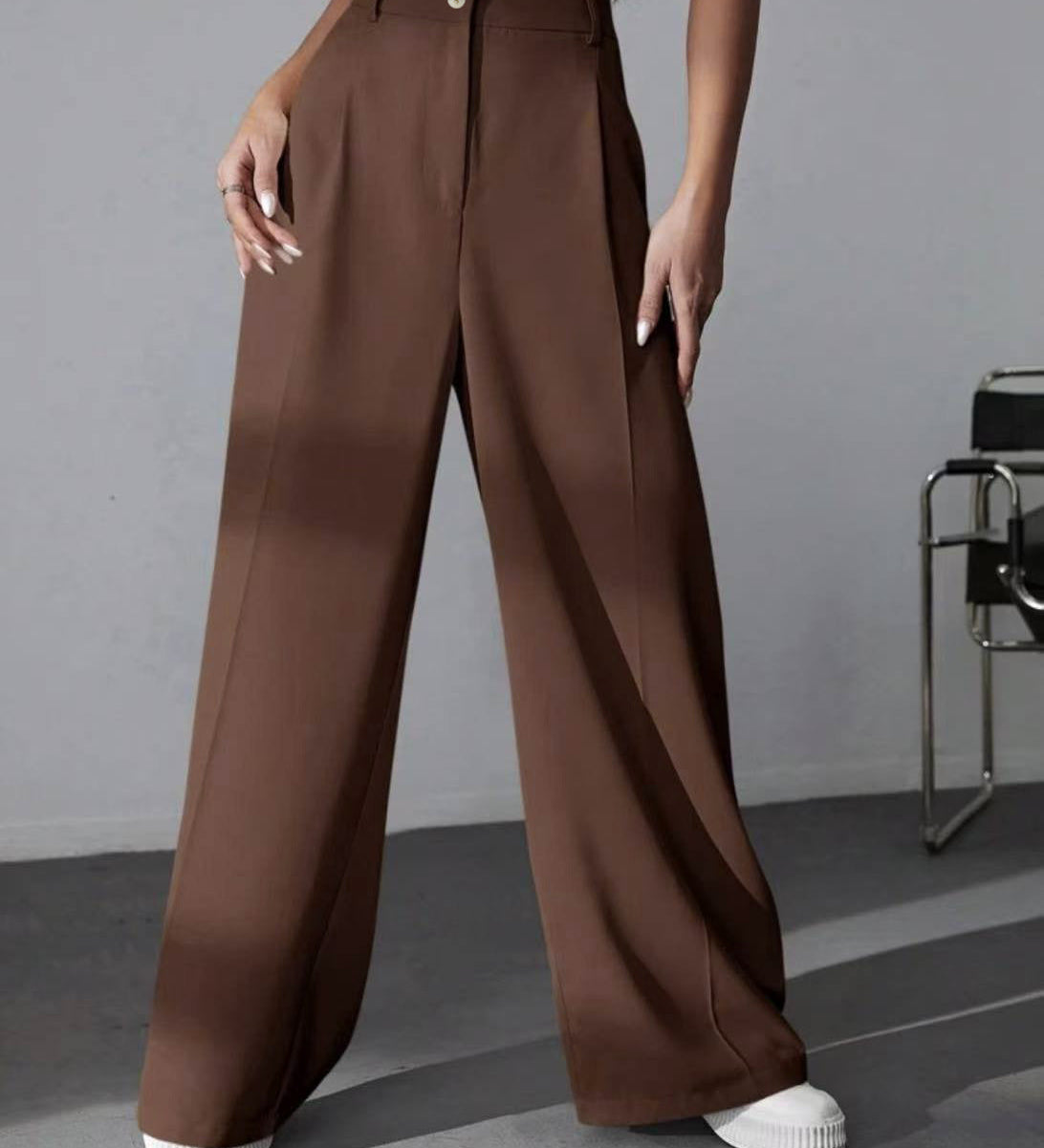 Arden Flow Tailored Wide-Leg Pants