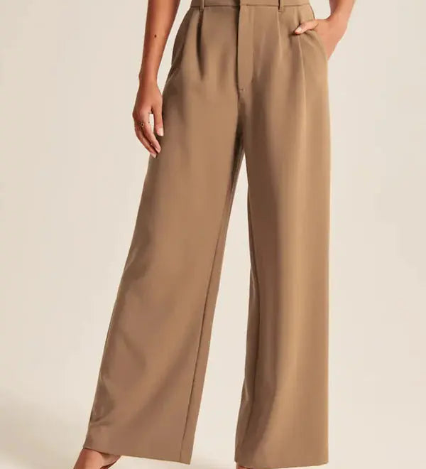 Seabourne Pleated Wide-Leg Pants