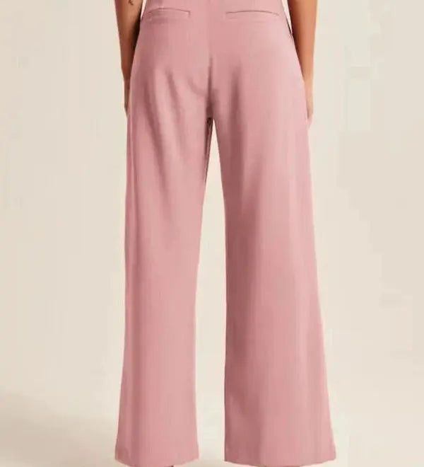 Seabourne Pleated Wide-Leg Pants