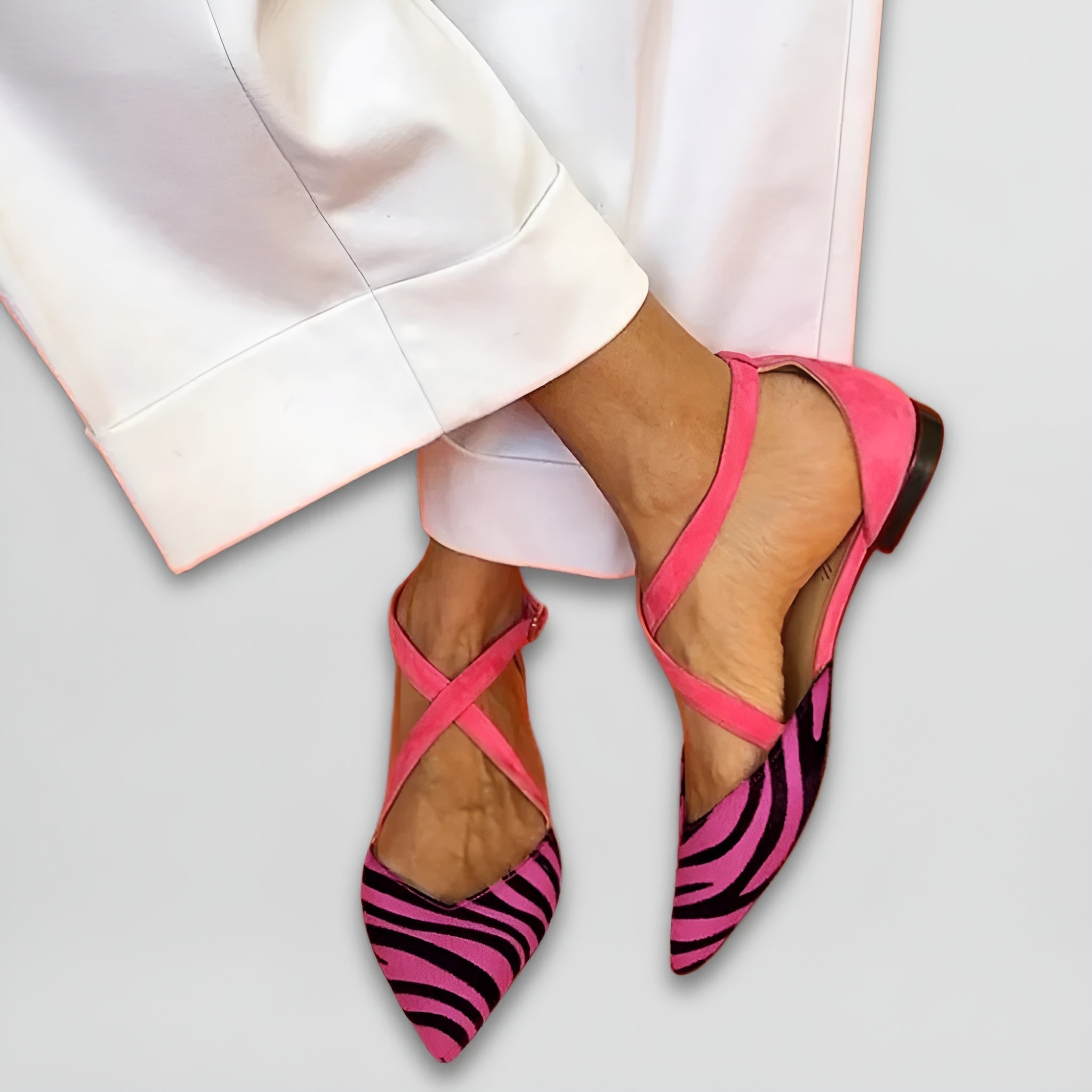 Fenna™ - Strap Ballet Flats