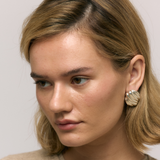 Silver Flow Twist Earrings