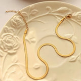 Solara Herringbone Necklace