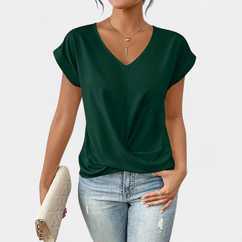 AMY V-NECK TOP
