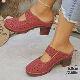 Sienna | Cutout Heeled Sandals