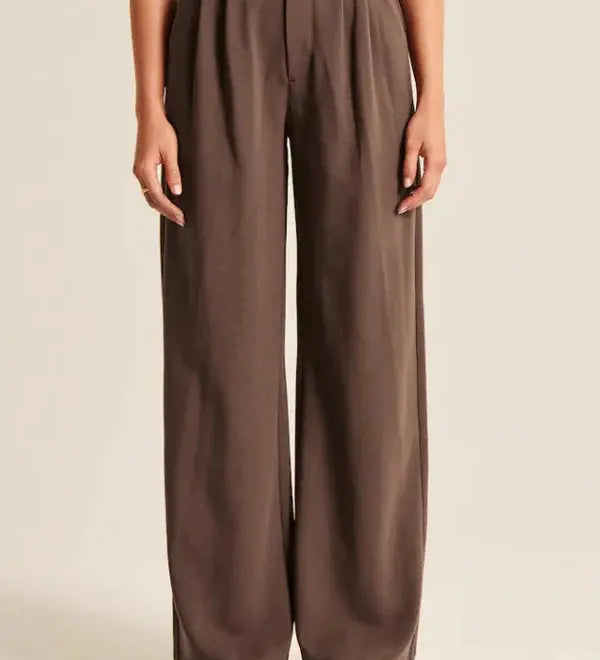 Seabourne Pleated Wide-Leg Pants