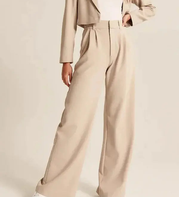 Seabourne Pleated Wide-Leg Pants