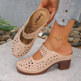 Sienna | Cutout Heeled Sandals