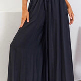Willow Dune Wide-Leg Drawstring Pants