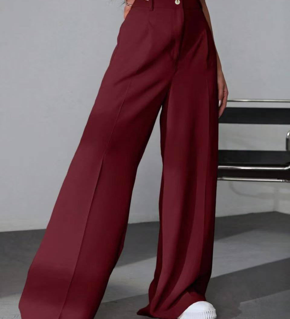Arden Flow Tailored Wide-Leg Pants