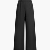 Thea High-Waisted Wide Leg Trousers