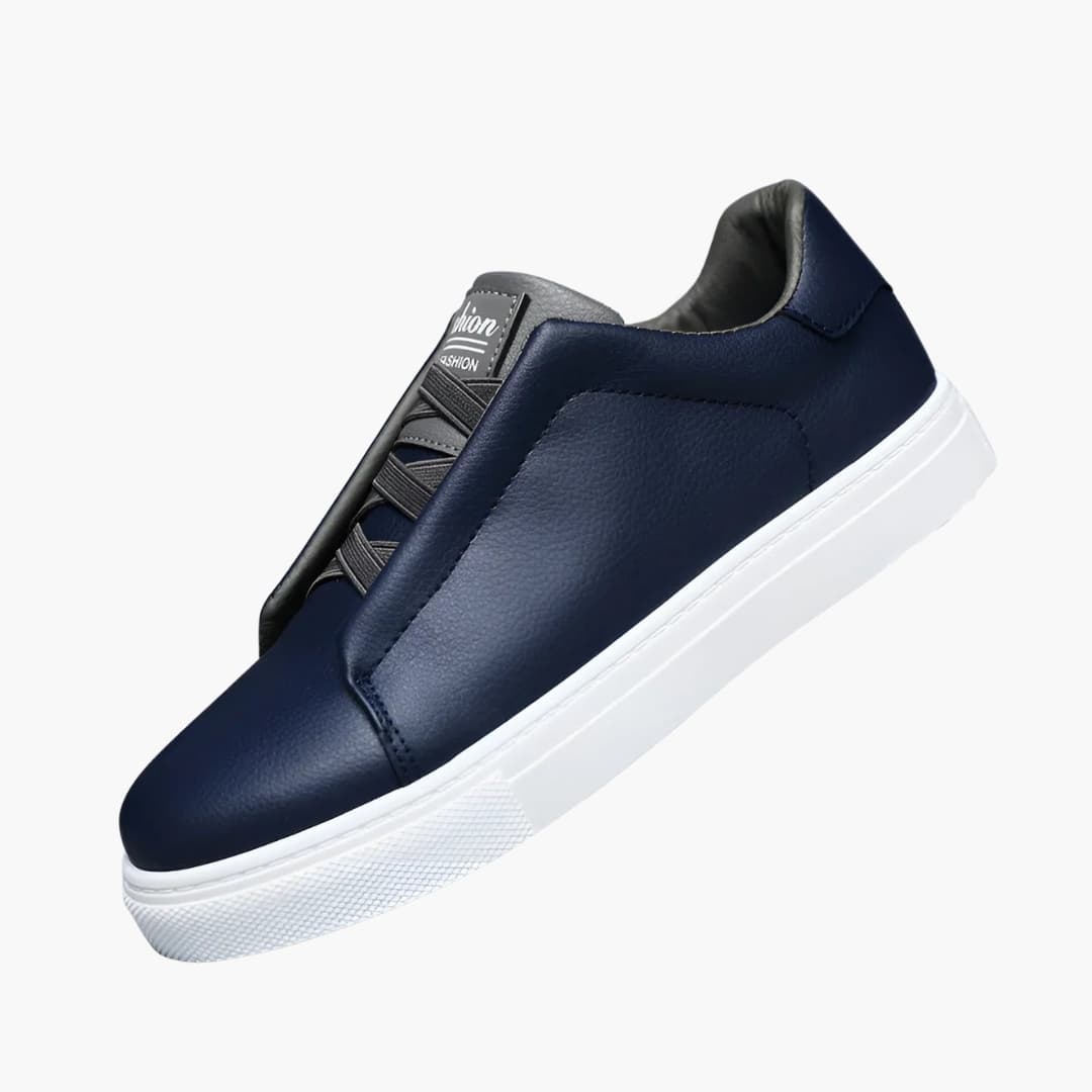 Low men's baskets with lace-up closure