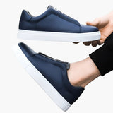 Low men's baskets with lace-up closure
