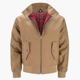 Men's Bomber Jacket with Ribbed Hem