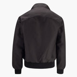 Men's Bomber Jacket with Ribbed Hem