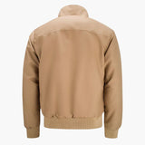 Men's Bomber Jacket with Ribbed Hem