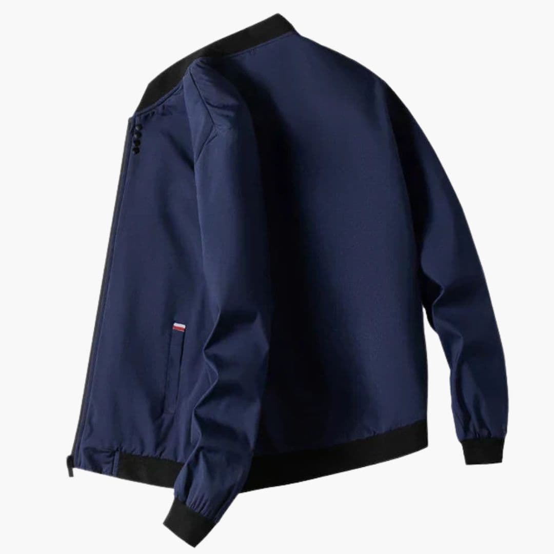 Men's bomber jacket with front pockets