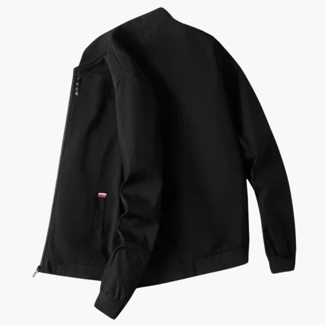 Men's bomber jacket with front pockets