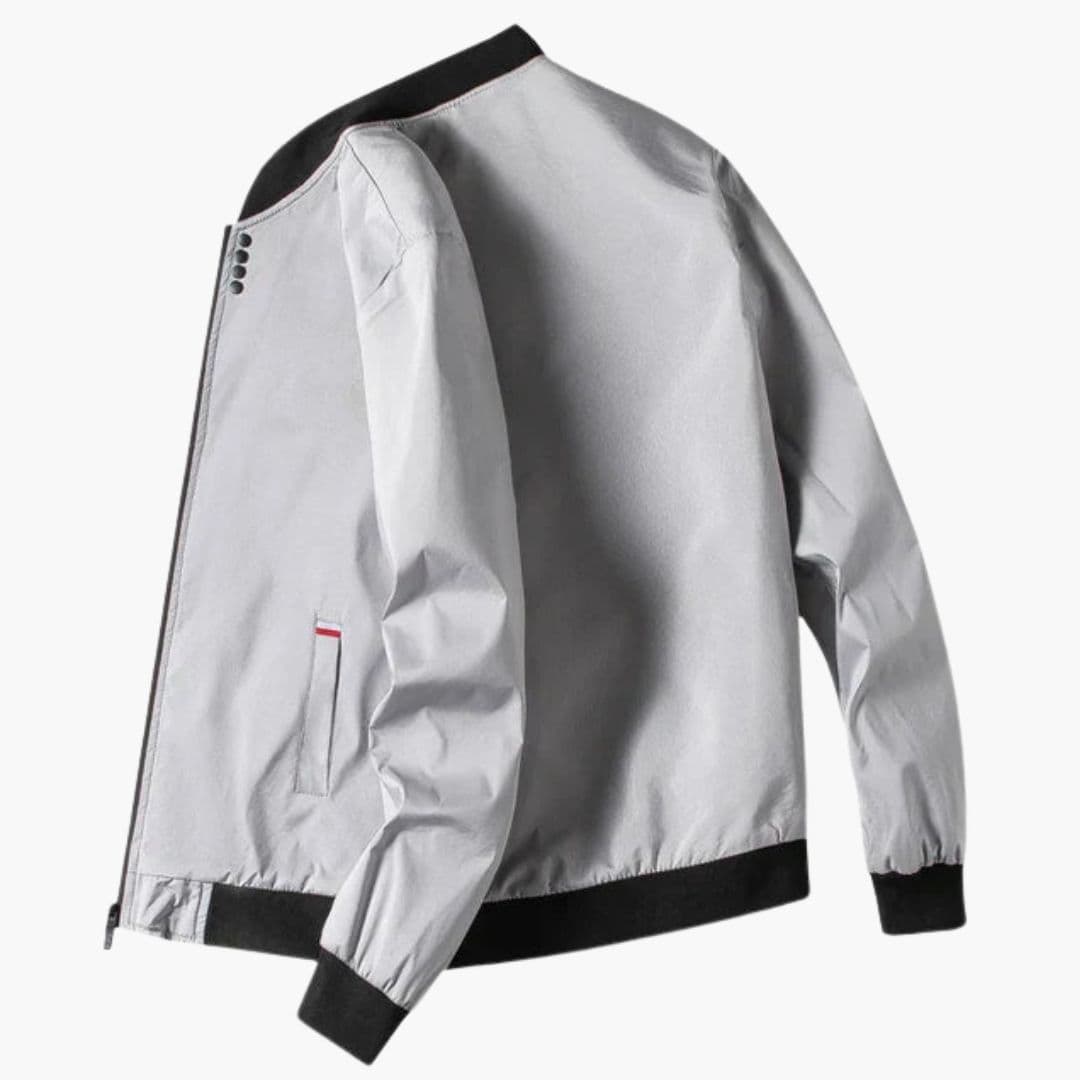 Men's bomber jacket with front pockets