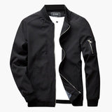 Men's bomber jacket with pocket on the sleeve