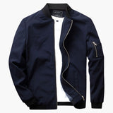 Men's bomber jacket with pocket on the sleeve