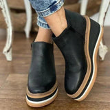 Kamala | Casual Wedge Ankle Boots