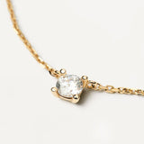 Lustre Solitaire Necklace