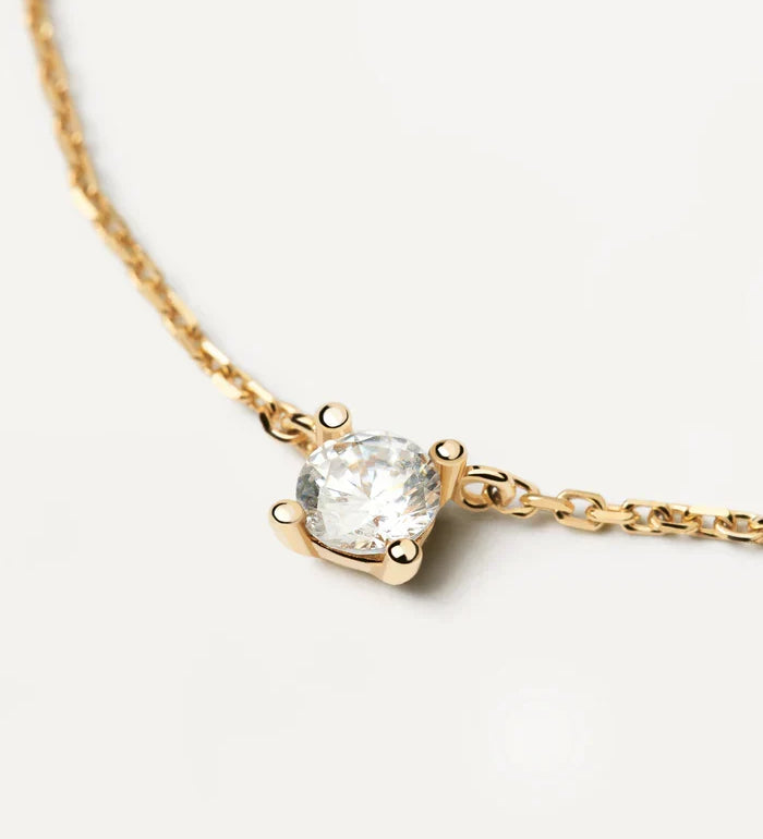 Lustre Solitaire Necklace