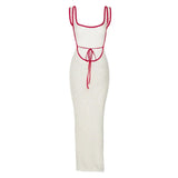 Maribel Coastal Knit Maxi Dress