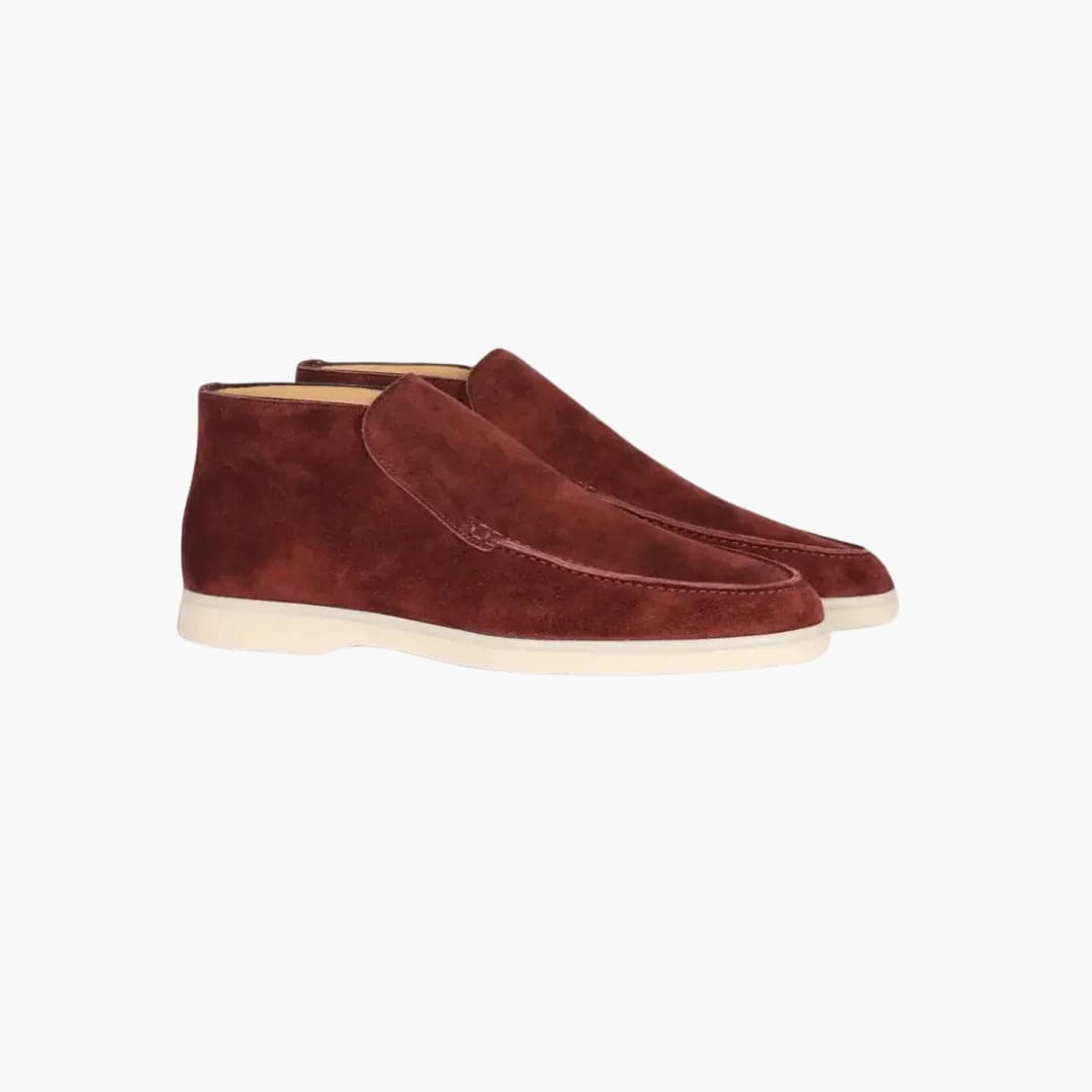 Men's Slip-On Loafers Shoes with Loafer Sole and Stitching