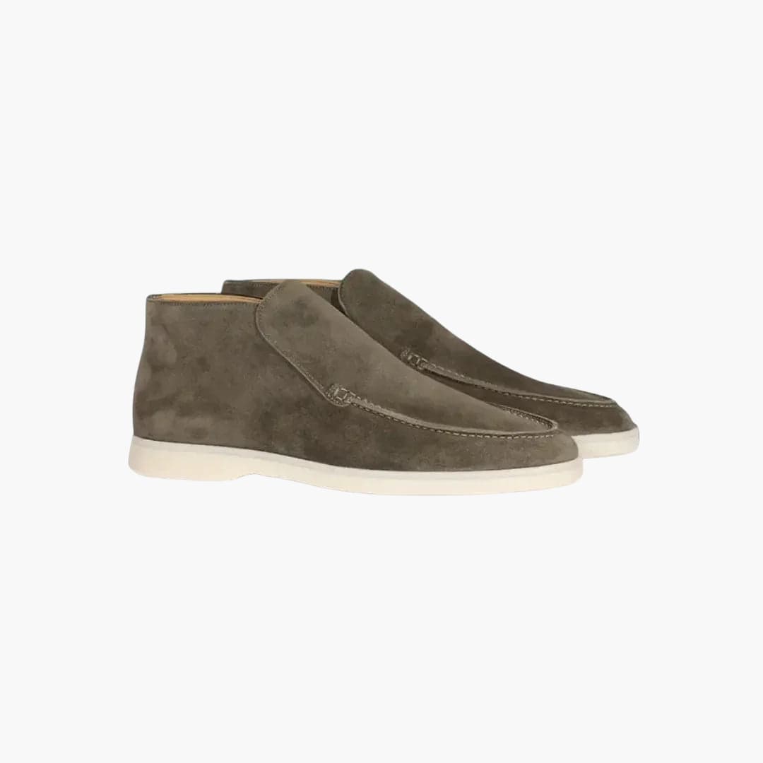 Men's Slip-On Loafers Shoes with Loafer Sole and Stitching