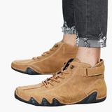 Unisex Lace-Up Shoes with Rubber Pattern Sole