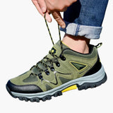 Men's Hiking Shoes with Laces and Reinforced Toe