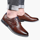 Men's dress shoes with lacing