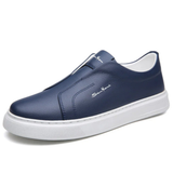 Slip-on men's shoes with non-slip sole and low design