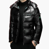Men's Down Jacket with Removable Hood