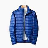 Men's Down Jacket with Stand-up Collar