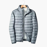 Men's Down Jacket with Stand-up Collar