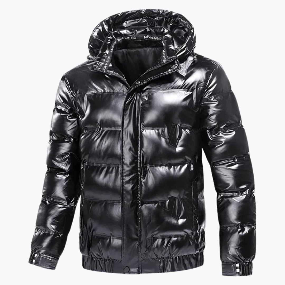 Men's down jacket with hood