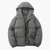 Men's down jacket with hood