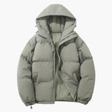 Men's down jacket with hood