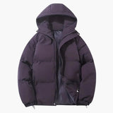 Men's down jacket with hood