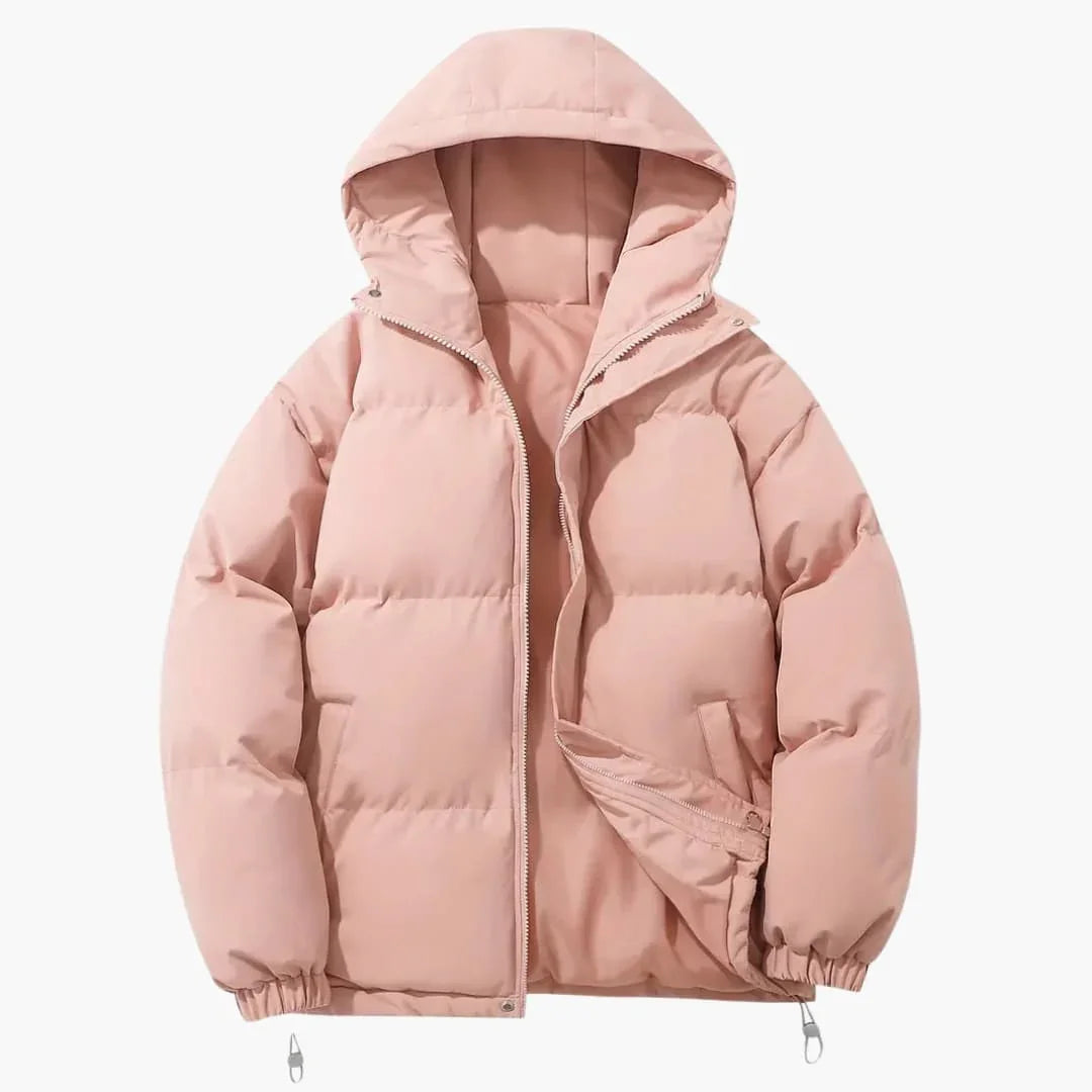 Men's down jacket with hood
