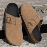 Leroy™ - Boston Leather Slippers