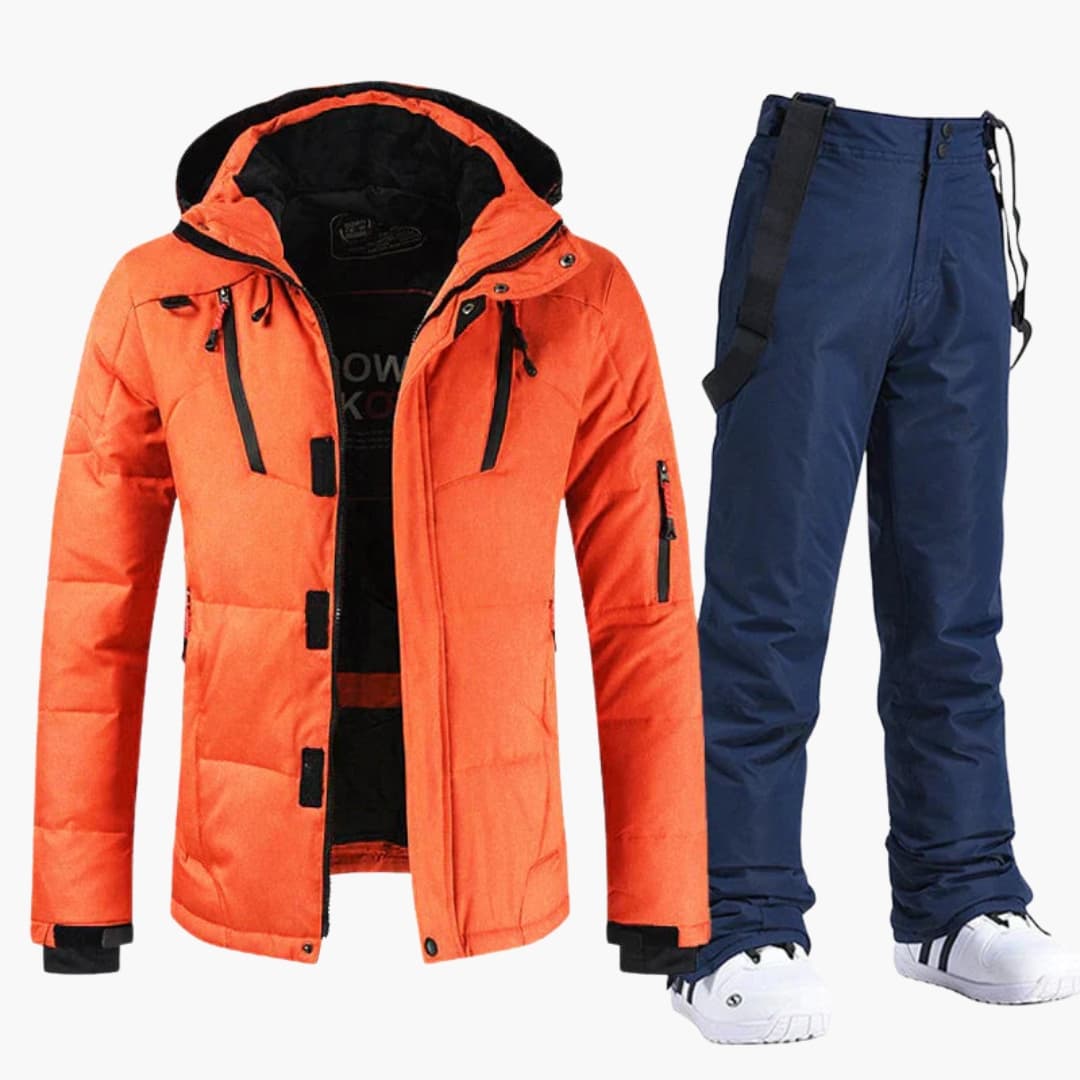 Men's ski set with matching jacket and pants