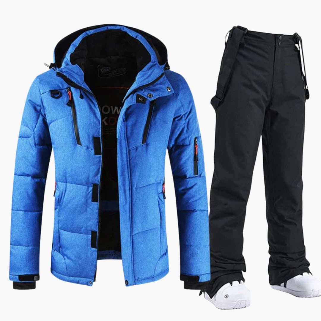 Men's ski set with matching jacket and pants