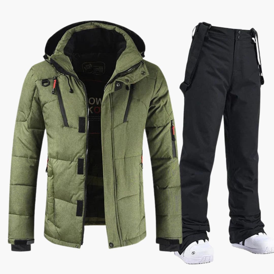 Men's ski set with matching jacket and pants