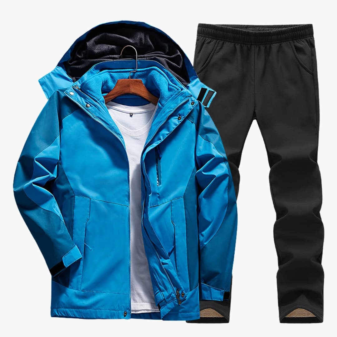 3-in-1 jacket and pants set for men