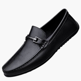 Slip-on men's moccasins, low cut and flexible sole