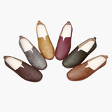 Slip-on men's moccasins with stitched sole