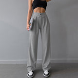 V-Waist Tailored Trousers